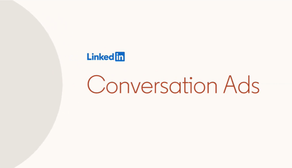 hotinsm's tweet photo. Introducing @LinkedIn Conversation Ads:
💡 https://t.co/gqMqL2WDaZ
#linkedin #conversationads #socialmedia #ads #socialmedianews #advertising https://t.co/IDxbqizZHV