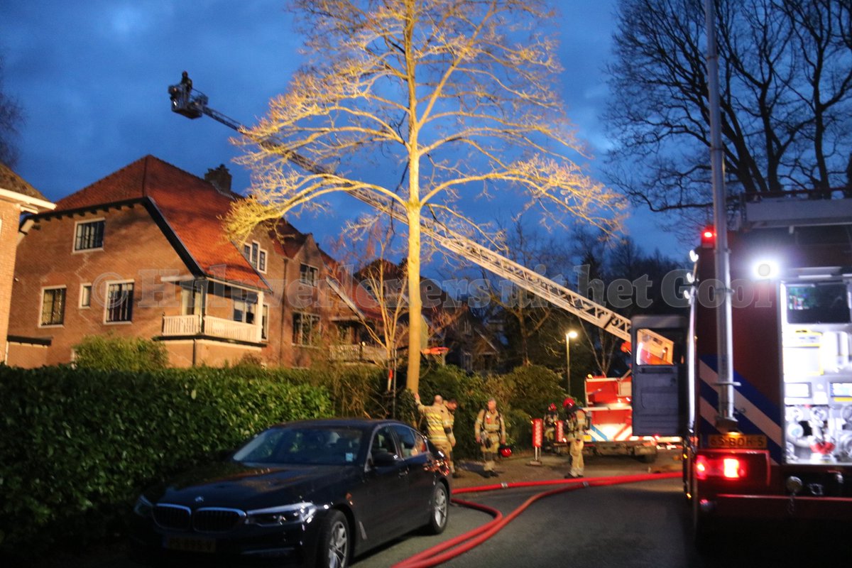 Melding brandweer Koedijklaan Bussum