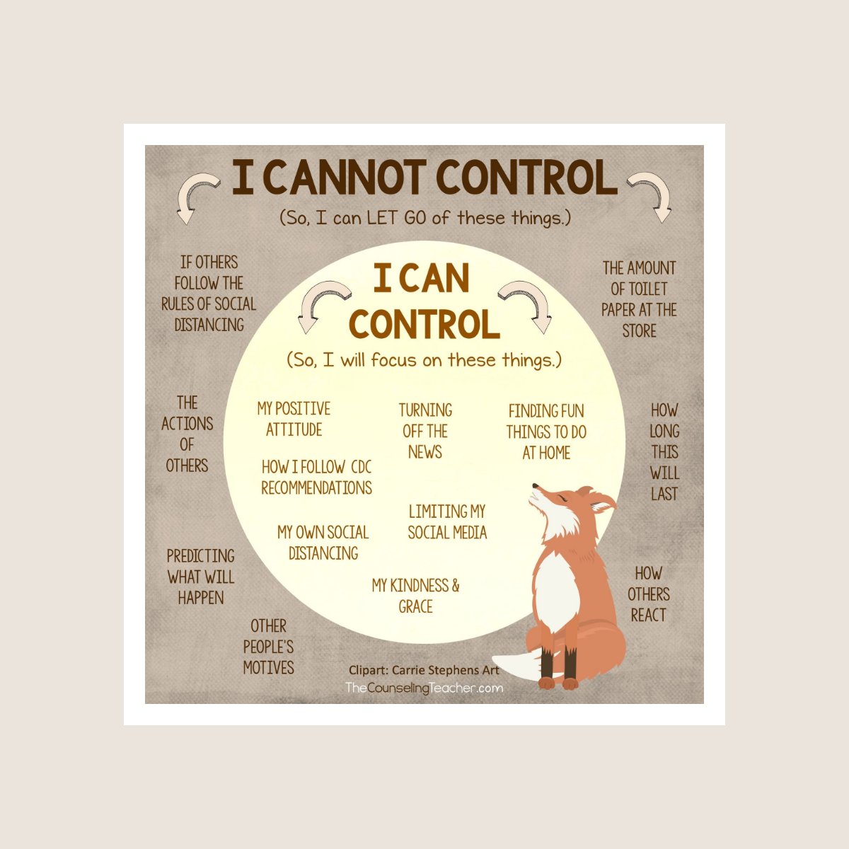 GooleyMs's tweet photo. Hey NPE fam! I think this is a great reminder and something Mrs. Kicak and I talk about often with you guys. There is a lot of uncertainty and things we can't control about this situation, but there's also a lot we CAN control! Missing everyone lots! https://t.co/zK81LDpj4A
