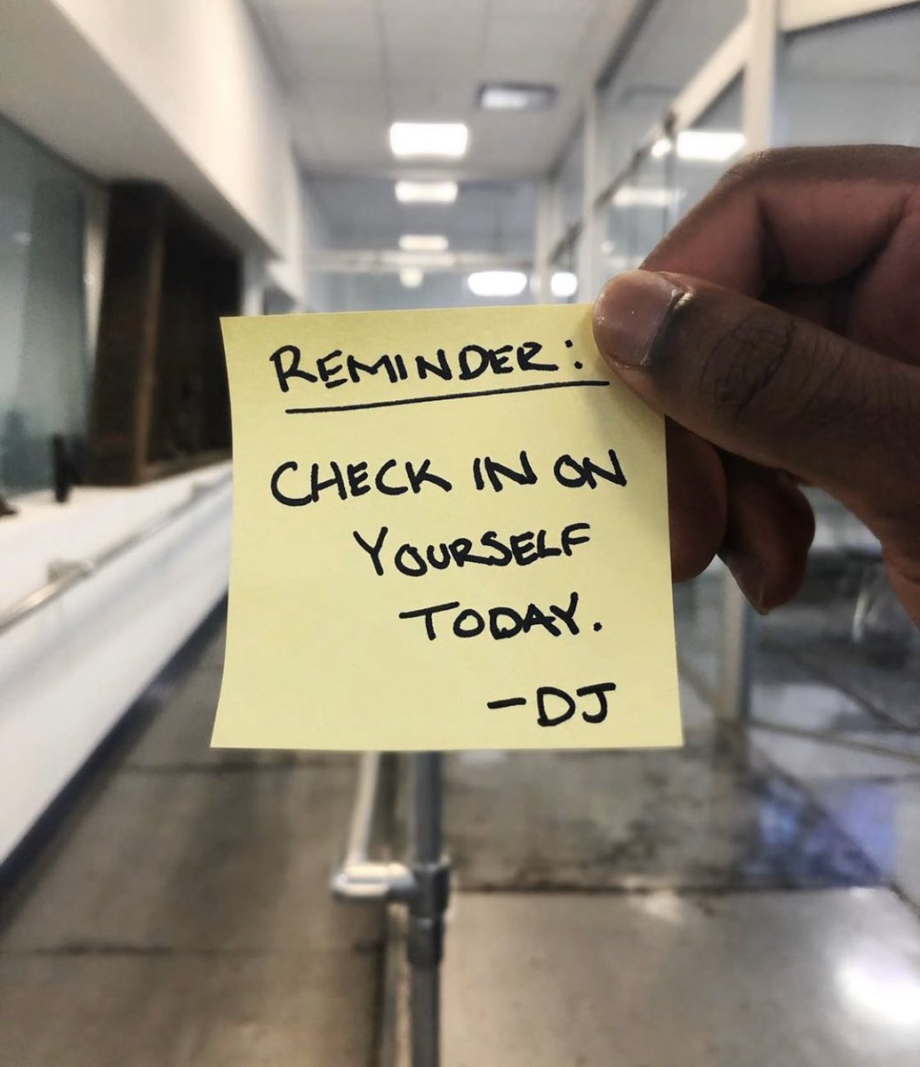 TheSharkDaymond's tweet photo. Just a reminder.

Check in with yourself and with others 🙏🏾 https://t.co/0QjhAdU9ji