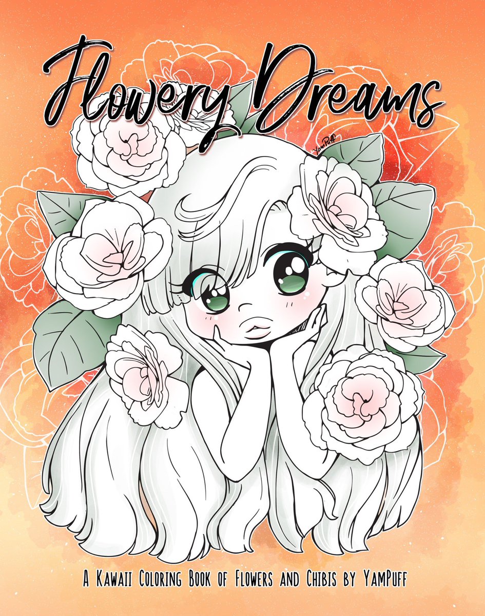 One of my favourite colouring book artists generously sent me her new book to review and promote after I was cheeky and asked. It’s absolutely gorgeous and I’M NOT JUST SAYING THAT. Love her art but she outdoes herself every time 🥰😍 <a href="/HalfBakedYams/">YamPuff</a> serious review tomorrow!