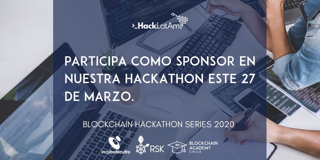 ¡Los procesos de innovación no se detienen!💪🏼

Participa como Sponsor en nuestra próxima #Hackathon virtual y propón un desafío a nuestros #developers.

El foco será la tecnología #Blockchain🔗

Contáctanos para mayor información👉🏼 cliente@latamtech.la 

hacklatam.com/bhs-santiago-2…