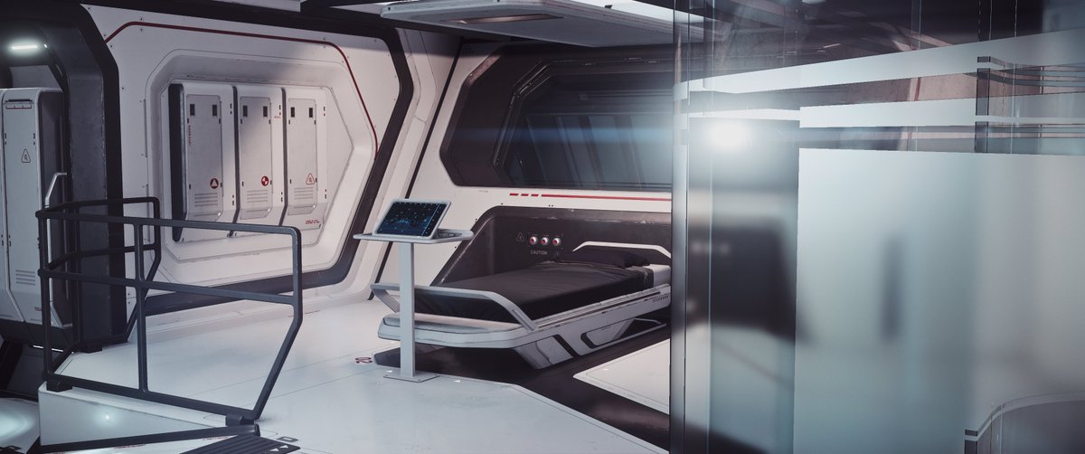 Carrack Med Bay's 2 Additional Beds Star Citizen Spectrum