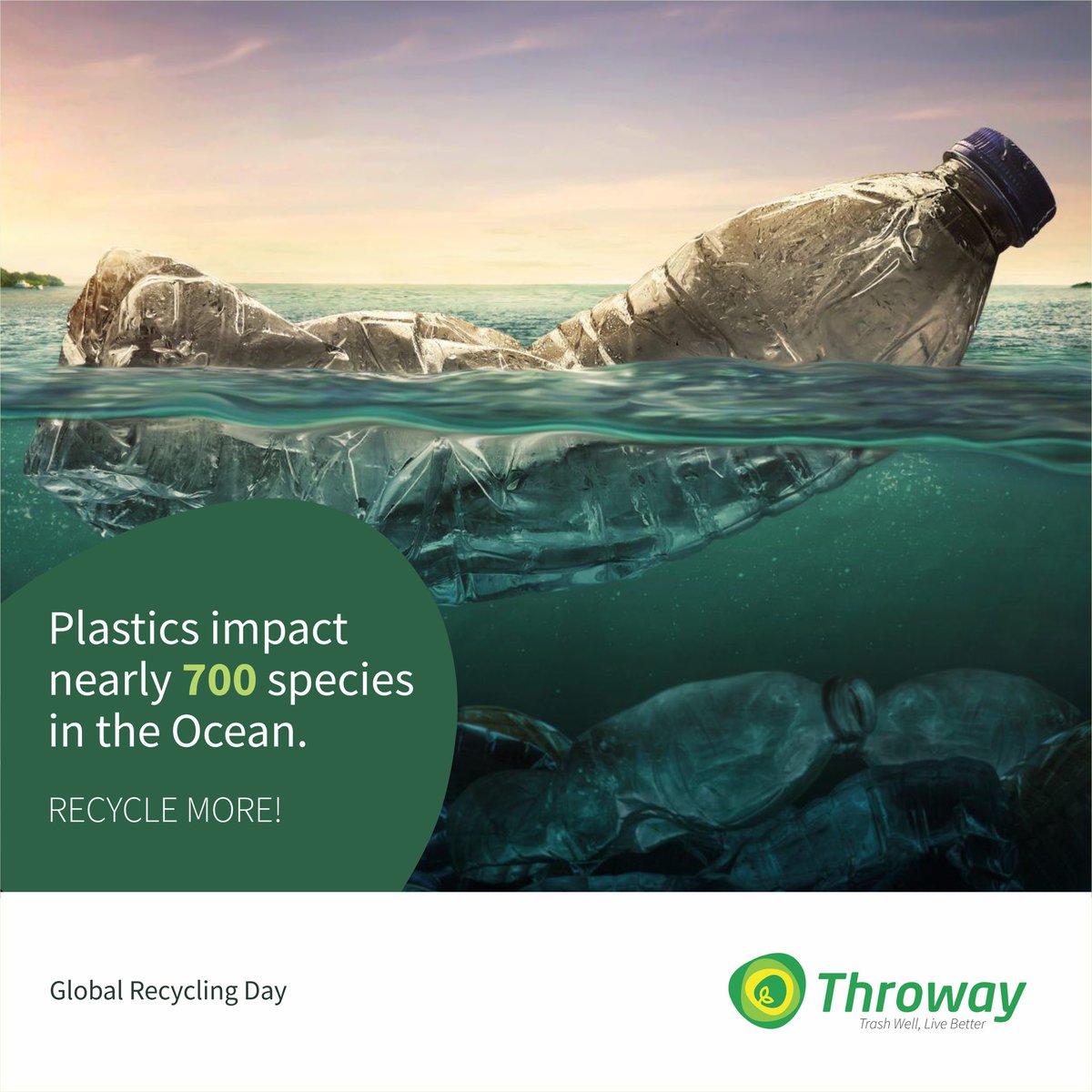 ThrowayNG's tweet photo. Less plastic makes our environment a better place.⁣
⁣
Happy Global Recycling Day ♻ ⁣
⁣
#TrashWellLiveBetter⁣
#HappyGlobalRecyingDay https://t.co/tsUQrRPAeL
