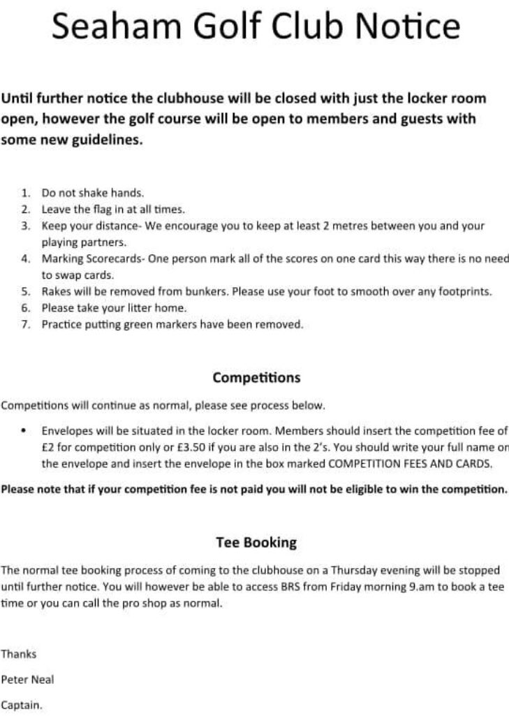 Seaham Golf Club tweet media