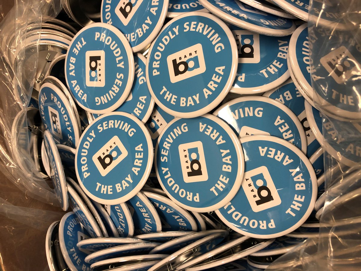 Like our public transit agency brethren, we planned a Transit Workers Appreciation Day today when we would thank our hard-working frontline employees for keeping the Bay Area moving.

Due to Coronavirus and ridership declines, we decided to postpone. We even made buttons!