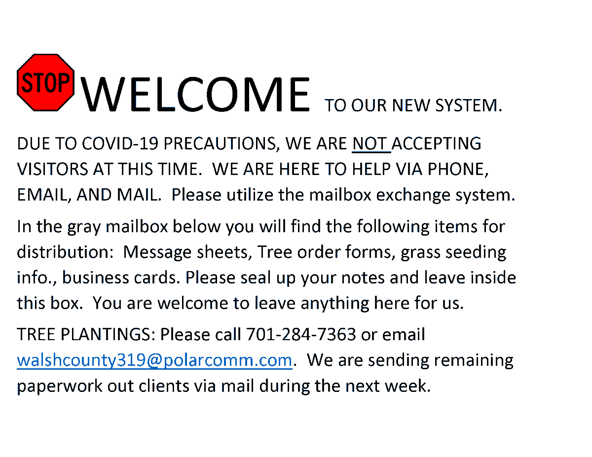 Walsh County Three Rivers Soil Conservation Dist. tweet media