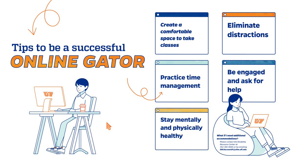 MFOSatUF's tweet image. Whether in-person or online, we're all in this together! Take care of yourselves and those classes, #FirstGenUF gators 🐊