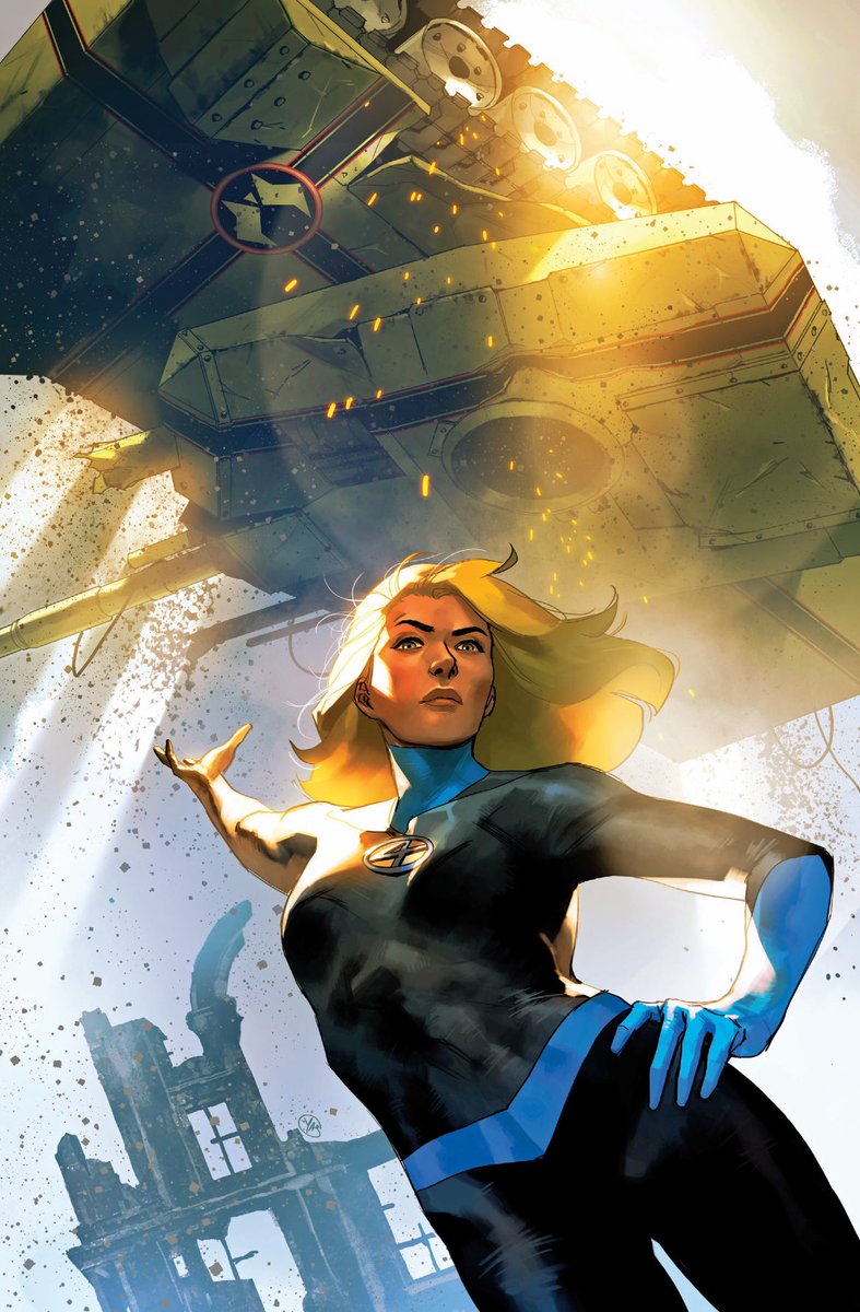 DAY 18: SUE STORM aka THE INVISIBLE WOMAN! Founding member of the Fantastic Four, Sue is able to create invisible force fields of any shape she conceives and able to turn herself and anything she's in contact with invisible. Reed doesn’t deserve her.  #WomensHistoryMonth