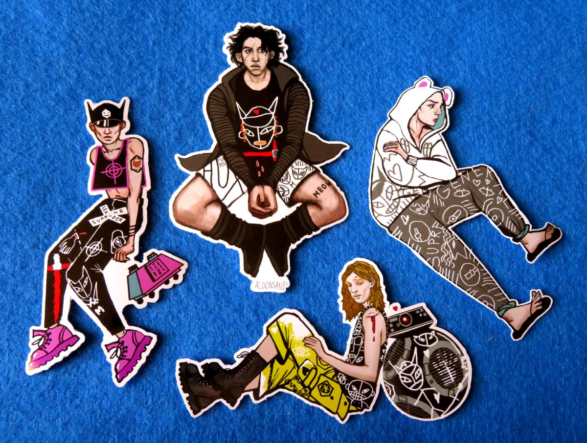 RitaRussian's tweet photo. Now stickers by my lovely @aldonsanp are in my store as well as with @blackkingsdream 
Same stickers! Sold in two shops, shipped by me😜  https://t.co/BWxRi1xaVW
#starwars #KyloRen #generalhux #mitaka #phazma #poedameron #techie #matt #stickers #starwarssale #ritasrussianshop https://t.co/jWuOIa9Udz