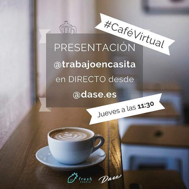 ¿Tomamos un #CaféVirtual mañana? ☕️ <a href="/freshpple/">Fresh People 🍍</a> y yo estaremos en directo mañana hablando sobre <a href="/trabajoencasita/">Dunia Markt</a> y de cómo trabajar desde casa de manera productiva y saludable 💼 🏠

#trabajoencasita #trabajoencasa #trabajoremoto #teletrabajo #coronavir… instagram.com/p/B94p5gGKydm/