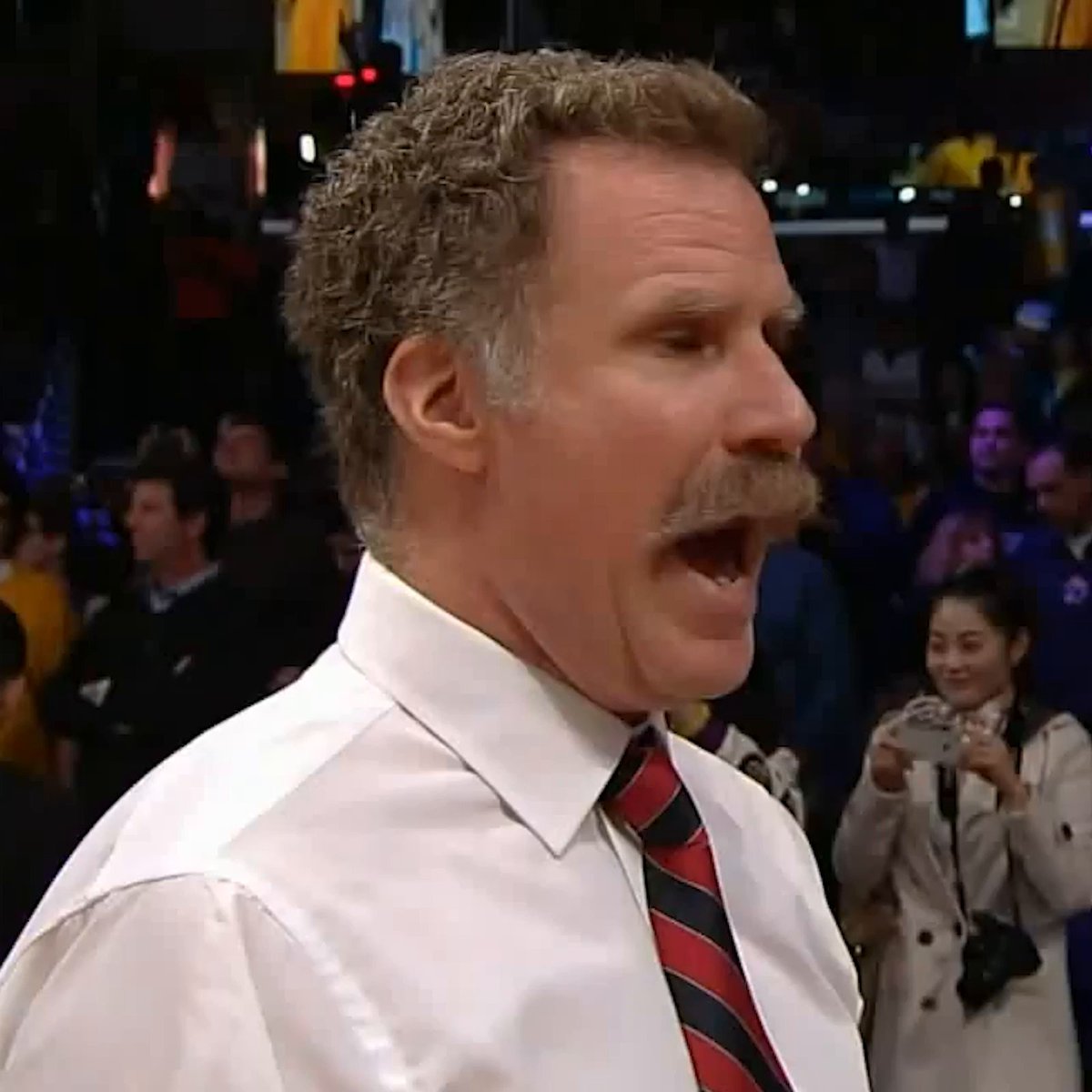 Will Ferrell got decked out in a full Staples Center security guard uniform and kicked out Shaq