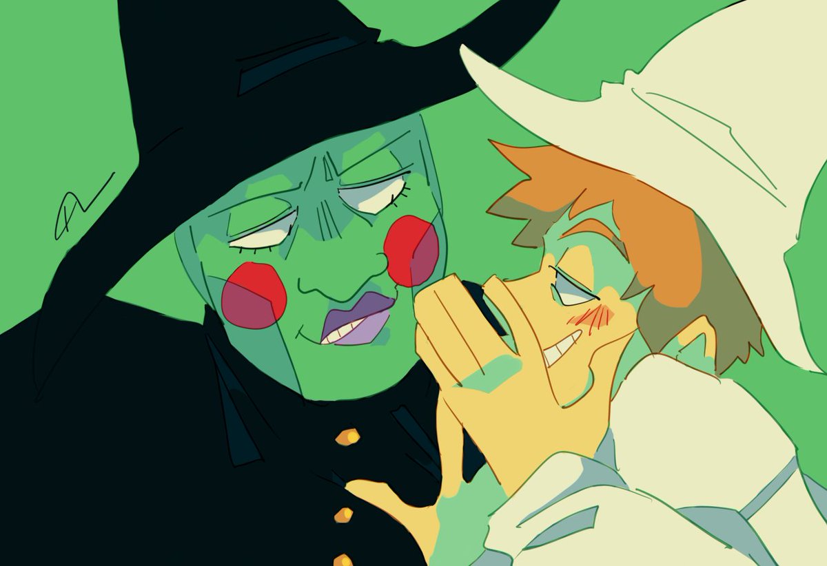 JOCKPRIEST's tweet photo. "there's been some confusion, for you see, my roommate is..."
.
.
.
#ekureiweek2020 day TWO!! today's au is one of my own--at least, one i havent seen floating around the fandom as of yet. musical theater aus are always the best, in my humble Onion #ekurei #wicked #mobpsycho100 https://t.co/s6vGsF17x1
