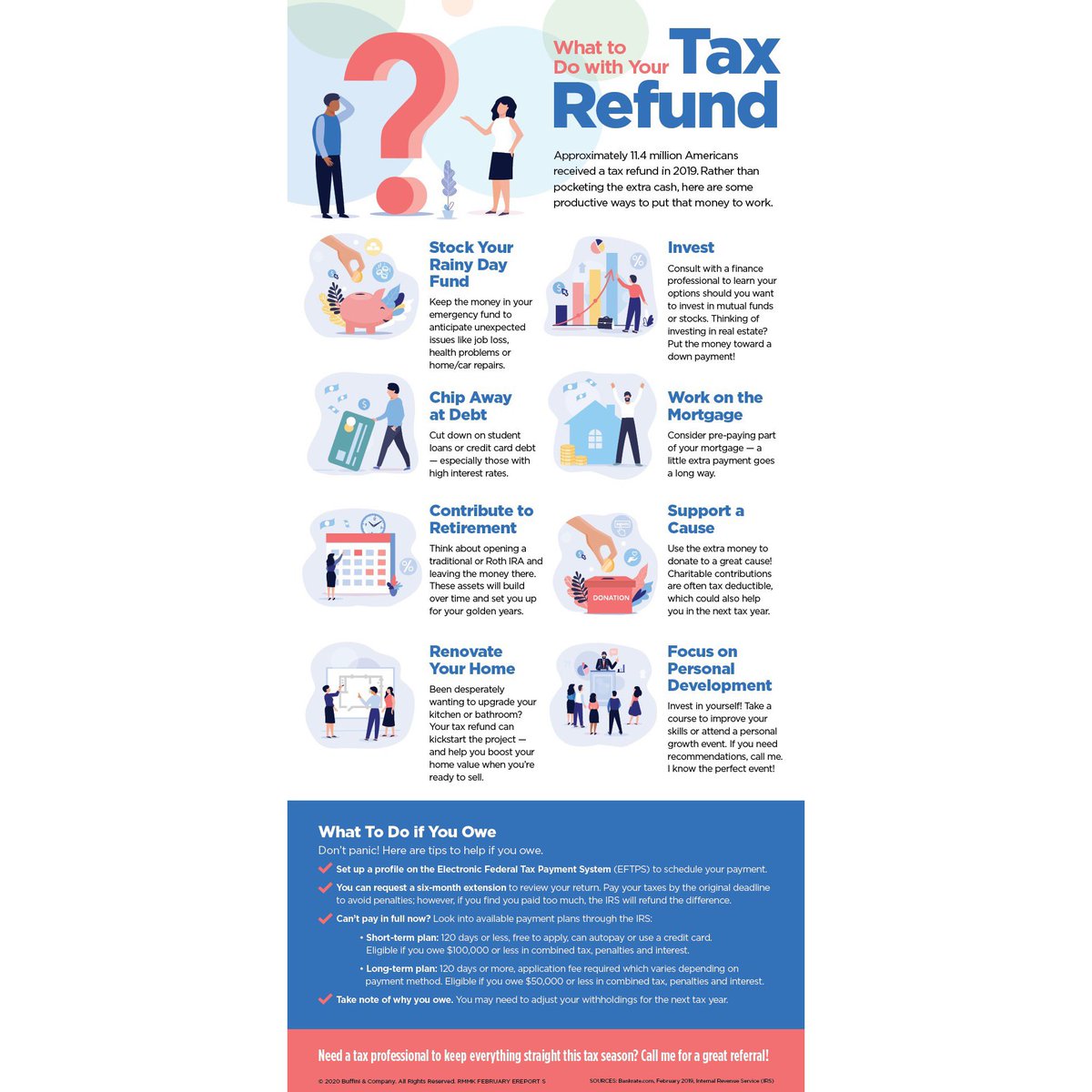 SusanRobertsRE's tweet photo. Need ideas for what to do with your tax refund? Check this out!💸 #taxes #taxseason #refund #refundcheck #az #azliving #azrealestate #azrealestateagent #sellyourhome #buyahome #luxuryhomes #scottsdale #phoenix #cavecreek #arizonahomes #homesforsale #realtor https://t.co/0zOfNaPb1o