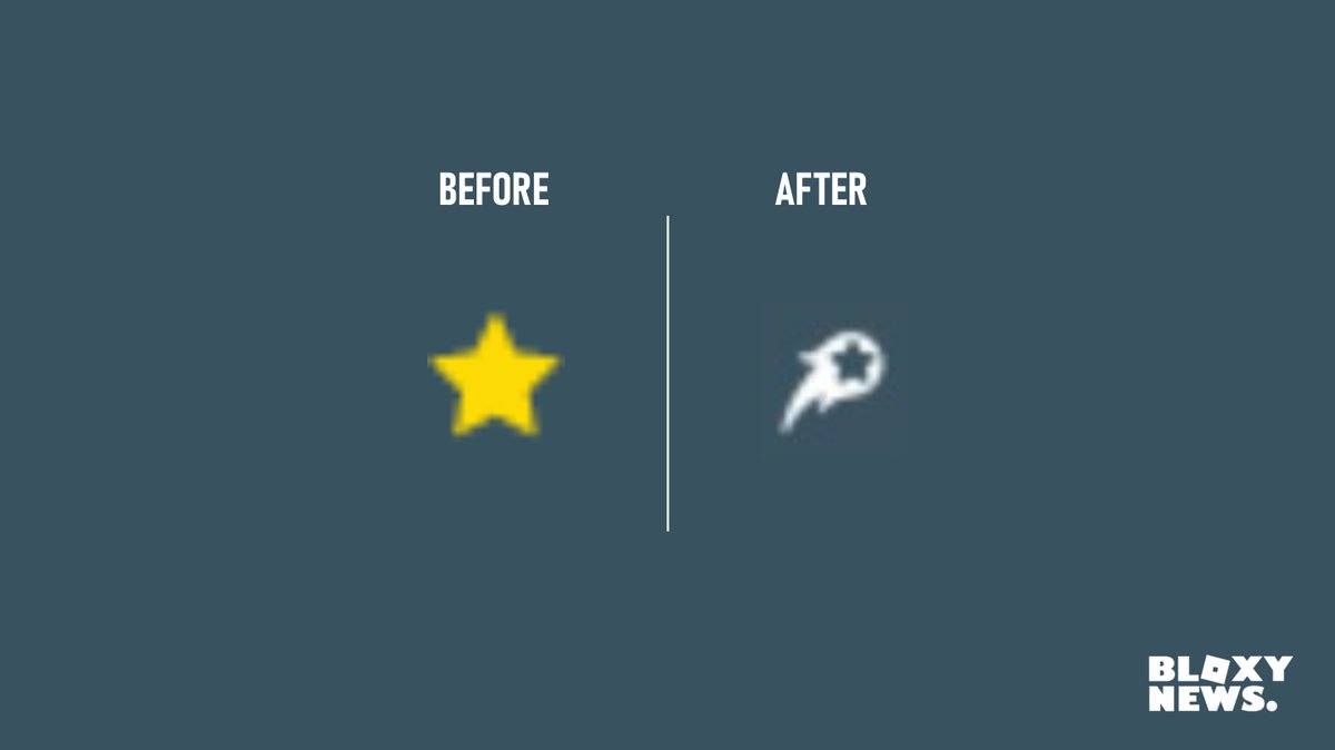 Bloxy News On Twitter The Roblox Star Video Creator In Game Leaderboard Icon Has Changed From A Gold Star To A White Shooting Star - roblox create leaderboard