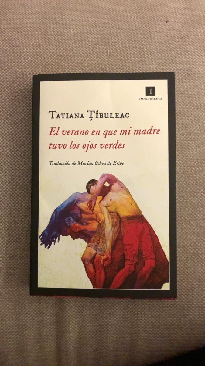 El maldito Coronavirus me deja uno de los mejores libros que he leído en los últimos meses, “El verano en que mi madre tuvo los ojos verdes”. 
Duro. Muy duro. Crudo pero maravilloso. Recomendable. 
El verano en el que mi madre tuvo los ojos verdes no terminó jamás...