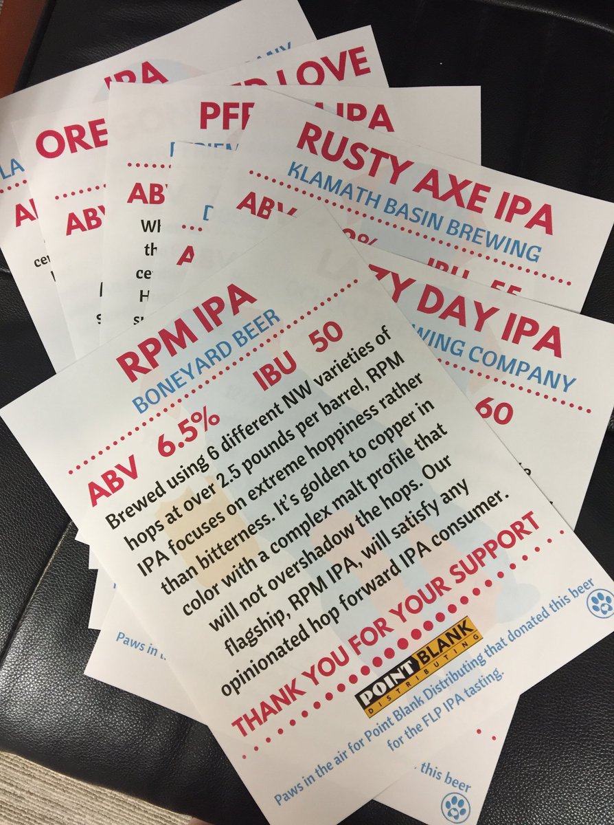 FLPBenefit's tweet photo. Raise your glasses to Point Blank Distributing ‘cause the company comes in clutch every year to ensure the festival's IPA Tasting is a success 🎉🍻 #raiseyourglasses #lovelocal https://t.co/24stURjOCk