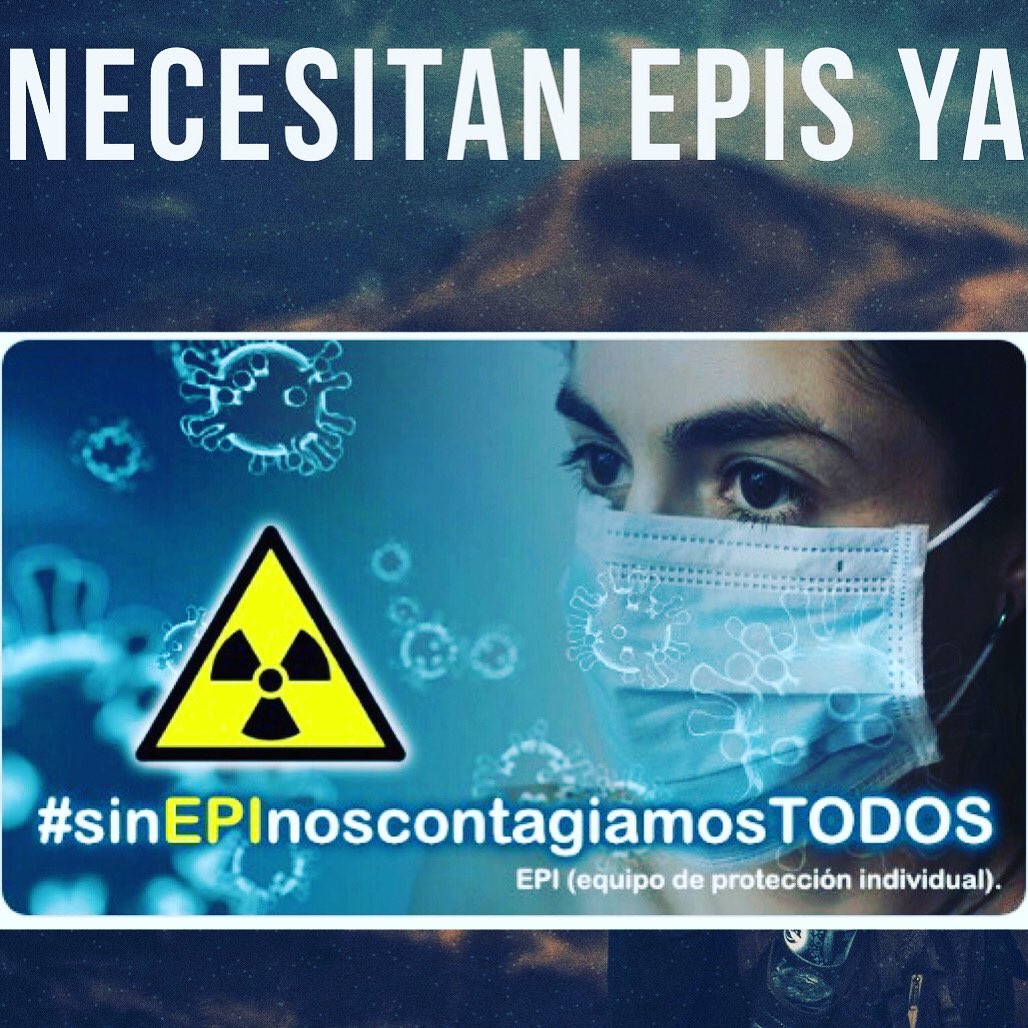 Buscamos vuestra difusión para esta campaña urgente para los médicos y sanitarios #sinEPInoscontagiamosTODOS #YoMeQuedoEnCasa