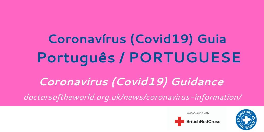 Coronavírus (Covid19) Guia Português  https://bit.ly/3bbljHJ Updated – Coronavirus  #NHS Guidelines - PORTUGUESE #COVID19  #COVID_19uk  #Coronavirus