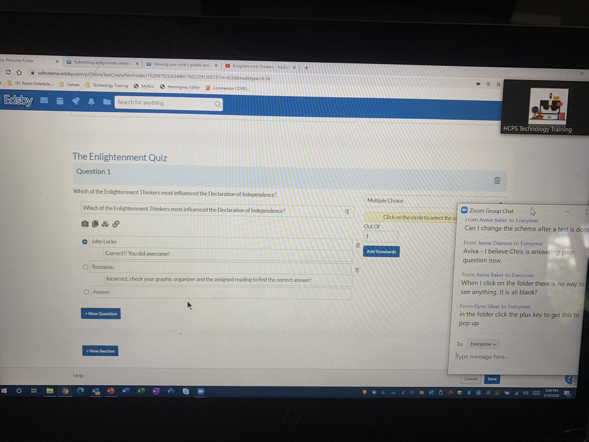 HCPS teachers!  If you want to learn how to use all the functions of Edsby to help you with E-Learning sign up for a 3 hour webinar style course on PDS!  Great job <a href="/HCPSTechTrain/">HCPS Technology Training</a> on facilitating this training today! @AchievementSch <a href="/HillsboroughSch/">Hillsborough Schools</a>