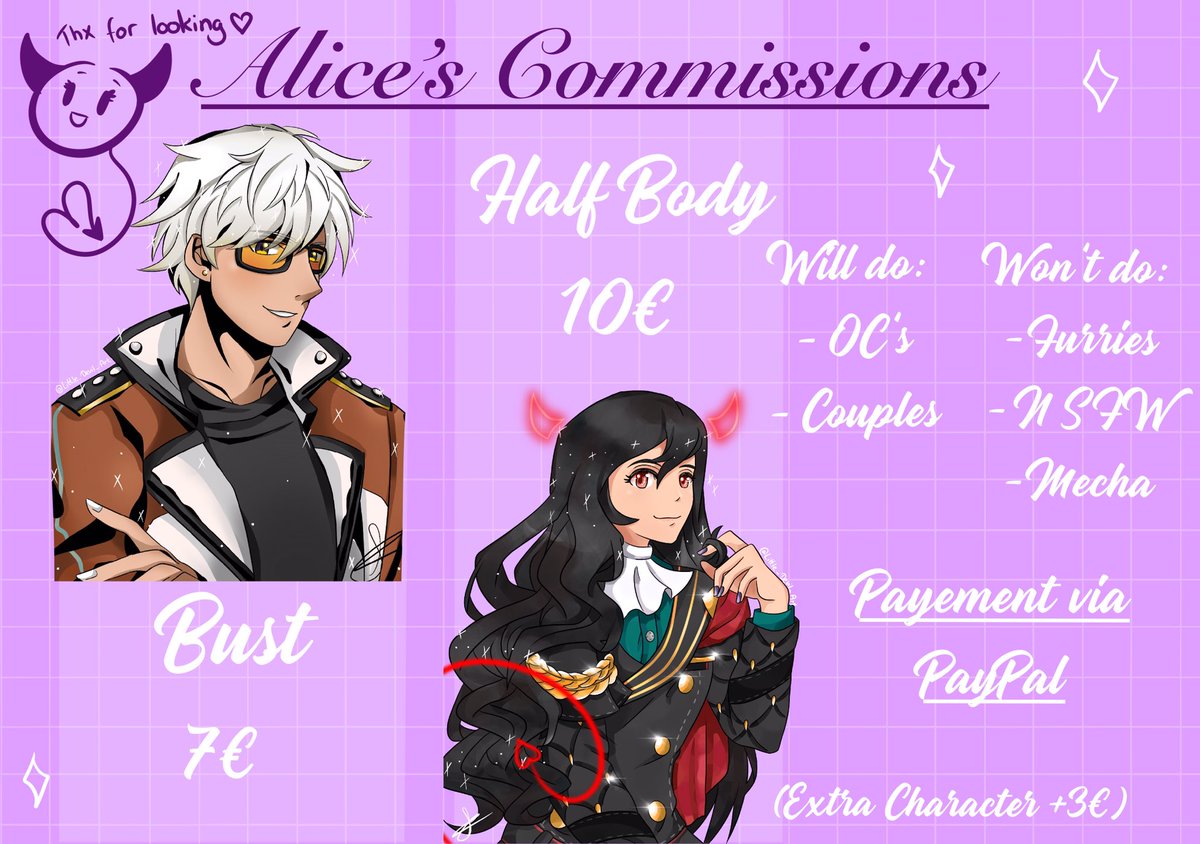 Lil_Devil_Art's tweet photo. Taking commissions (3 slots) 

Okay, I’m insecure, but I have to do this now, or else I will never 😤 
Anyways, DM me for further Questions or Information! 

*Cough* https://t.co/5ZuLPVrtJb