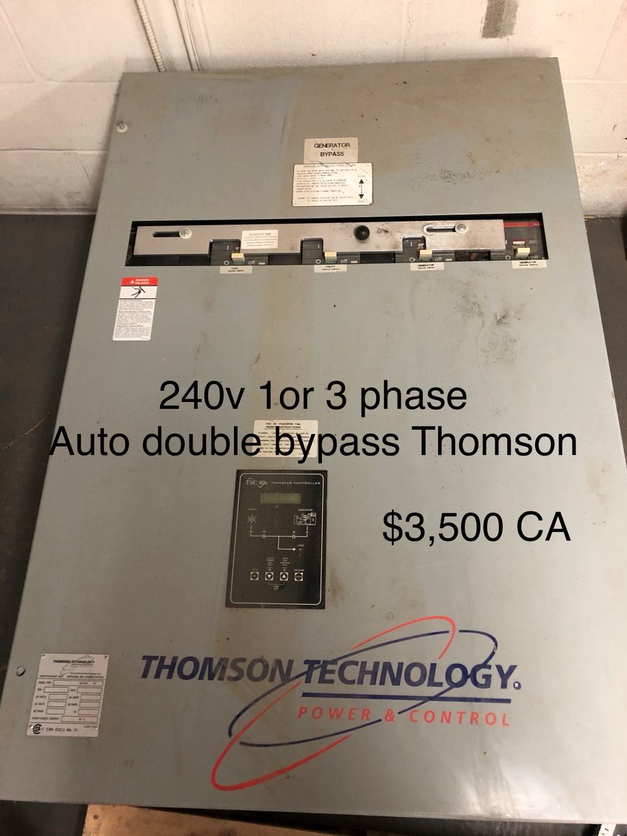 Primapowersys's tweet photo. We have some GREAT deals on New & Used Automatic Transfer Switches, available at our shop in Abbotsford, BC!
Contact us today 1-604-746-0606
#ats #transferswitches #powerswitches #powertransfer #asco #cummins #squared #thomson https://t.co/3ibNzLjoht