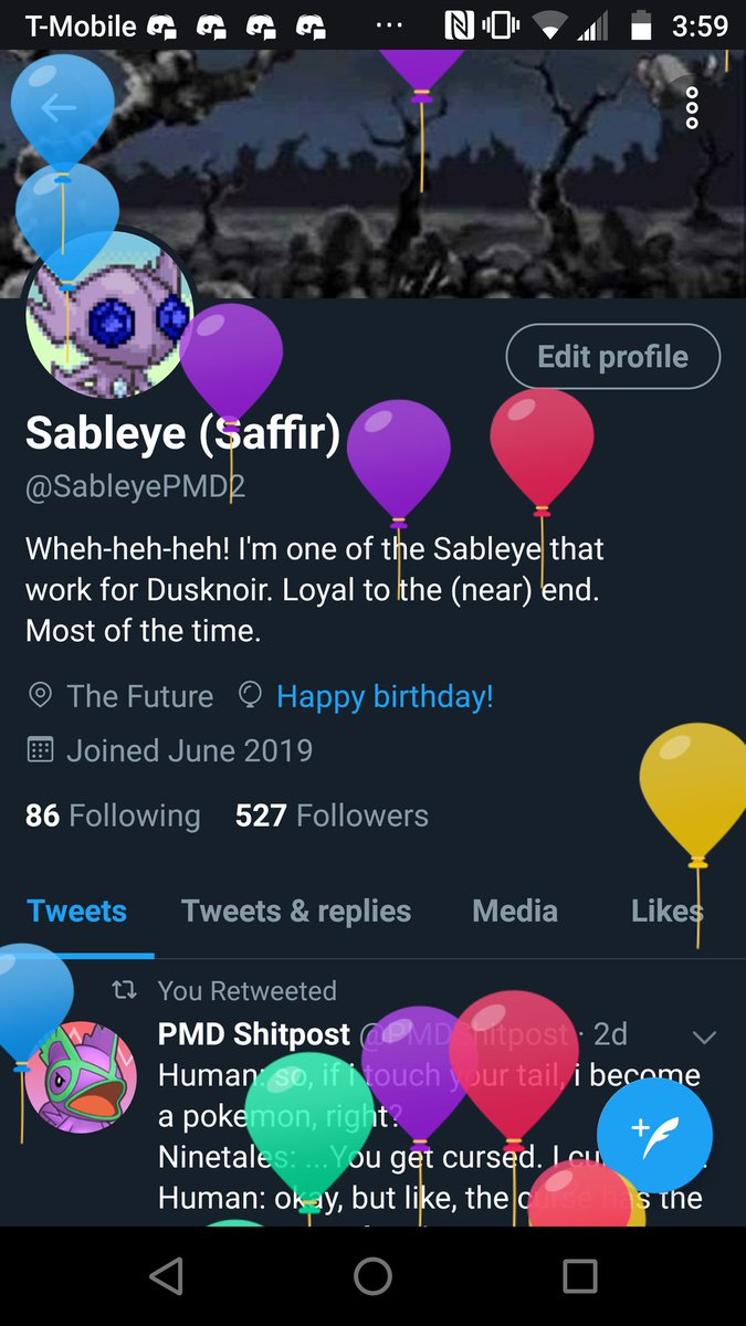 SableyePMD2's tweet photo. Why are their so many weird colored driftloon on my Twitter, wheh-heh? https://t.co/3Vzow69nqI