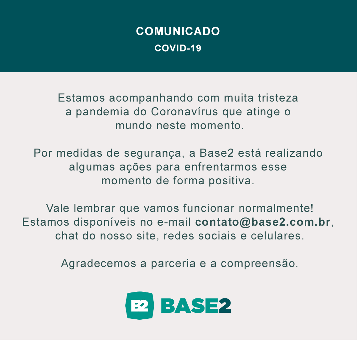Base_2's tweet photo. Comunicado Coronavírus. https://t.co/izJm53BbDU