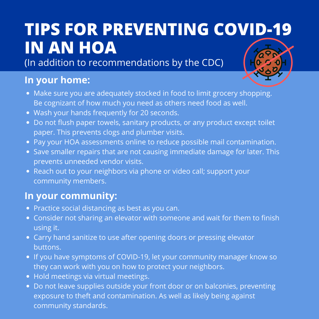 Trilliant_Inc's tweet photo. Living in an HOA during the pandemic is unique, no doubt. We have put together some tips for avoiding COVID-19 in an HOA. 
#covid19 #covid #coronavirus #trilliant #health #wellness #propertymanagement #HOA #communityliving https://t.co/kY1YgMOKiL