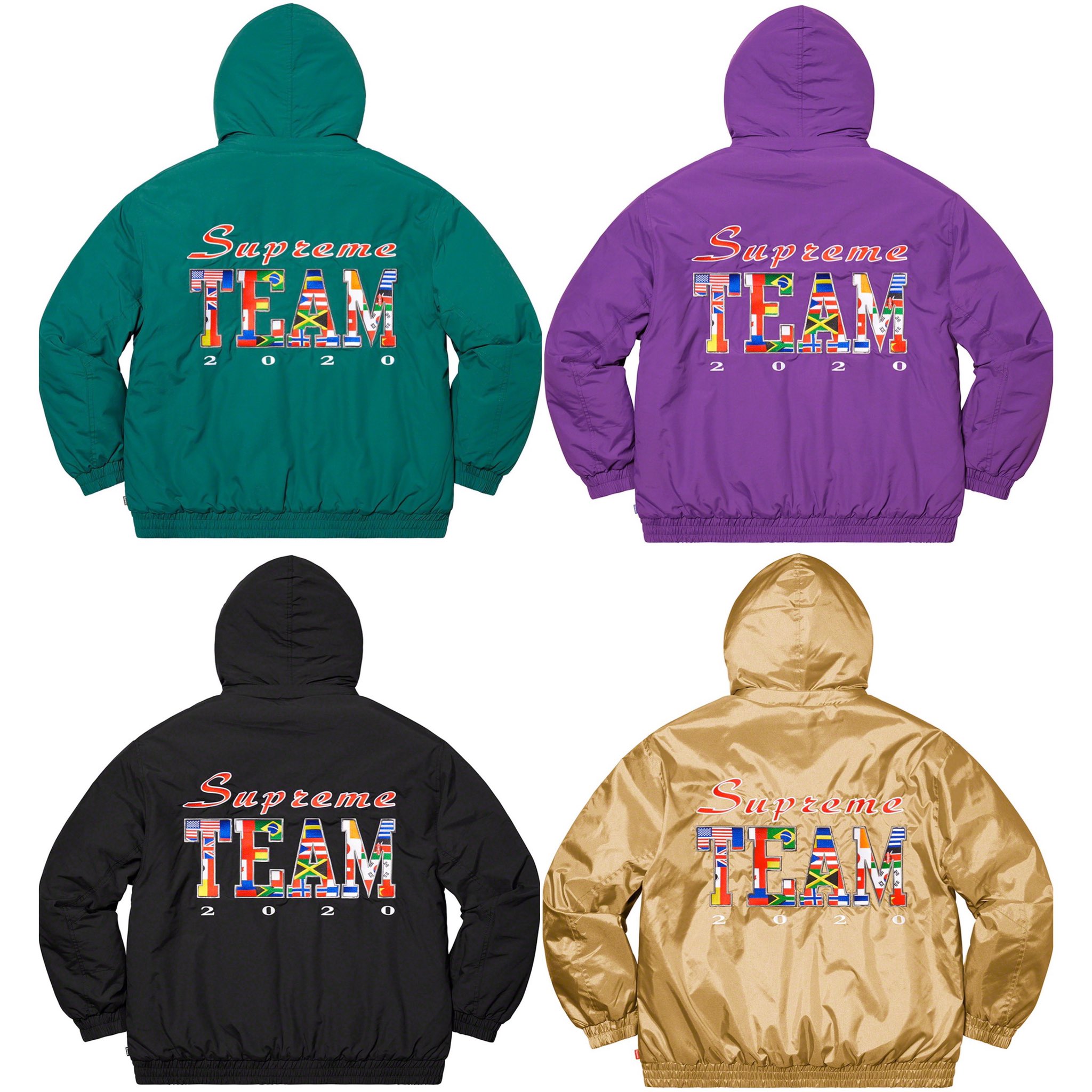 supreme team jacket