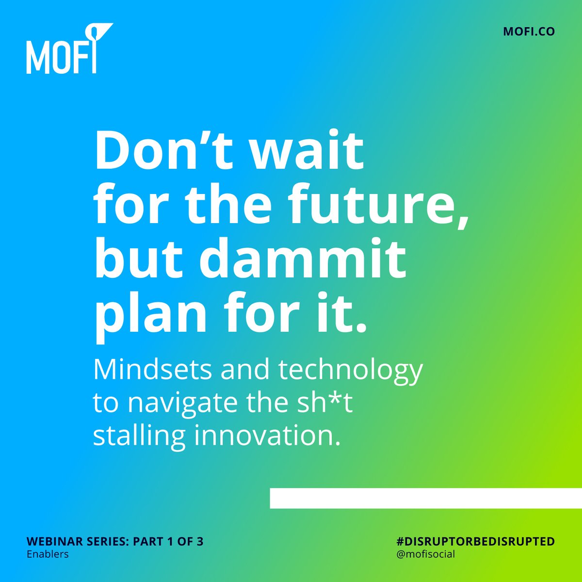 NasonGroup's tweet photo. While social distancing, please join us for an interactive, virtual half-hour conversation Friday, March 20th to discuss mindsets, technology, and navigating the sh*t stalling innovation! Hope to see you there. Register today: https://t.co/DjievAv1wi
#disruptorbedisrupted https://t.co/KSqhKaHXOU