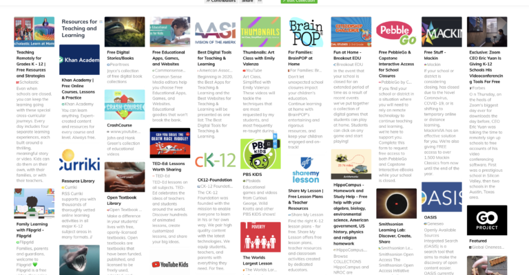 Resources for learning at home while we’re keeping each other safe | NeverEnding Search ow.ly/MB8450yPgZk