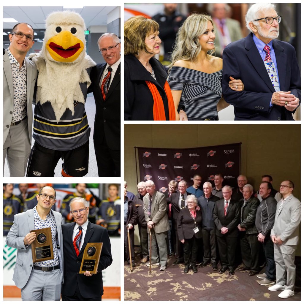 Thank you to everyone who made my HOF night so special! I owe so much to my family, friends, fans, @FWKomets, former coaches and players. Thanks to Komet players & @KalamazooWings for being supportive as well. #blessed #komets #HOF