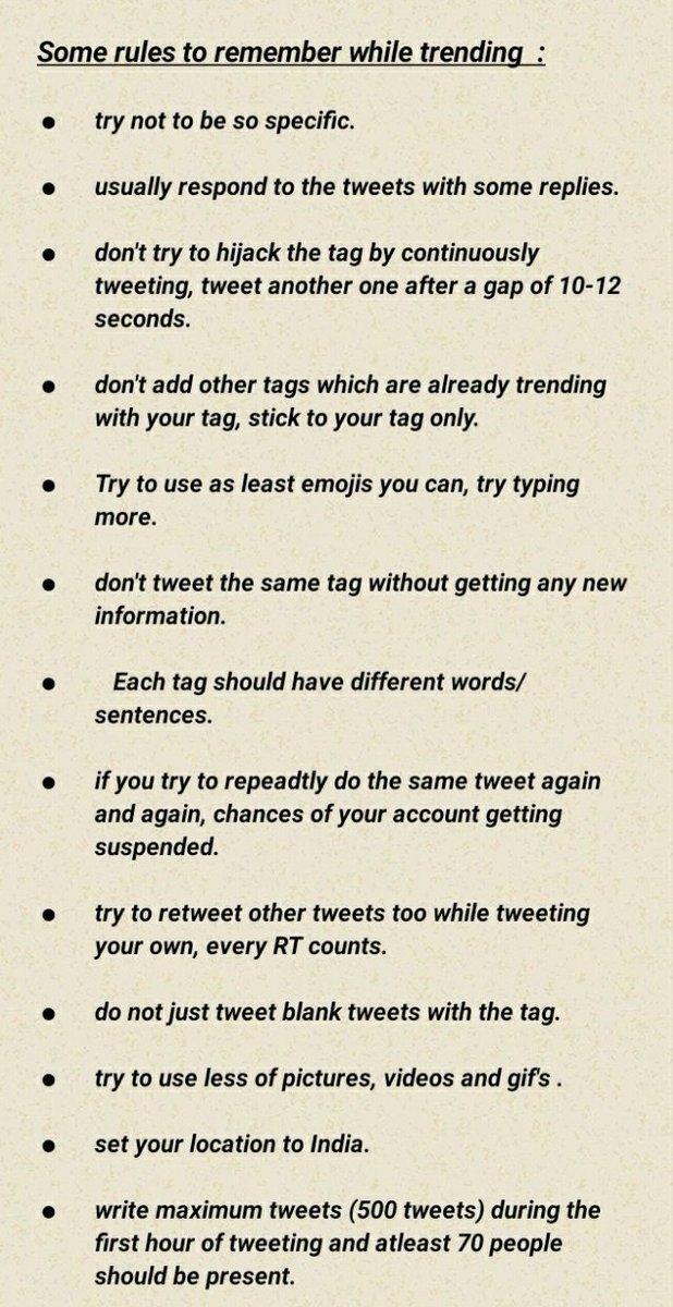 MokshitaAg20dec's tweet image. Trend alert :

Date : 19/March/2020
Time : 06:00PM (IST) onwards 

Tag : #ControlTomorrow 

Read the instructions carefully! 
Good luck Armaalians