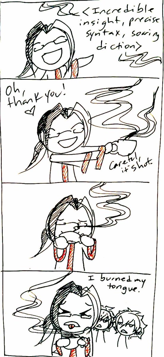 Crown_of_Ink's tweet image. I could do a whole thread of #nonbinarycharacters

.... so I guess I will? I&apos;ll have to update it slowly

First is Master, who figured out he was genderfluid and nby before I did about myself.

Incredibly sweet aroace Ravenclaw who is the most powerful being in his world