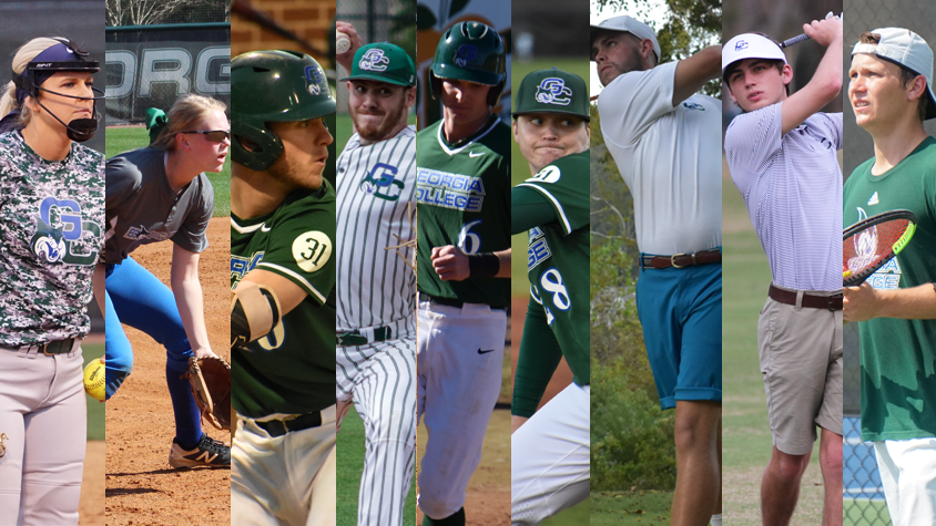 GCSUBobcats's tweet photo. HONORS: Spring Seniors Named Bobcat Athletes of the Week

#ThankYouForTheThunder

https://t.co/ZlU12fgJPz https://t.co/s1rJOqLNYK