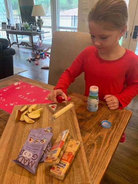 Rebatalie1st's tweet image. How to writing! Counting on a number line! Helping mom prepare a healthy snack! We love seeing what our virtual learners are doing! Keep the pics coming and check @seesawlearning for more fun (and laughs) from your teachers. #trinitylearns