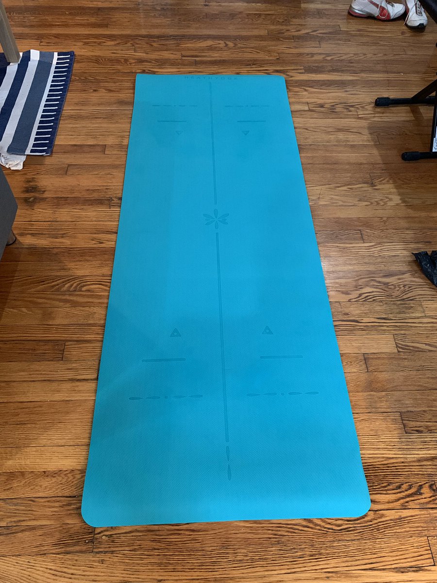 Looks like I’ll be joining @urbanbreathyoga virtually for the next few weeks. It’s not the same as being in the studio, but it’ll work for now!