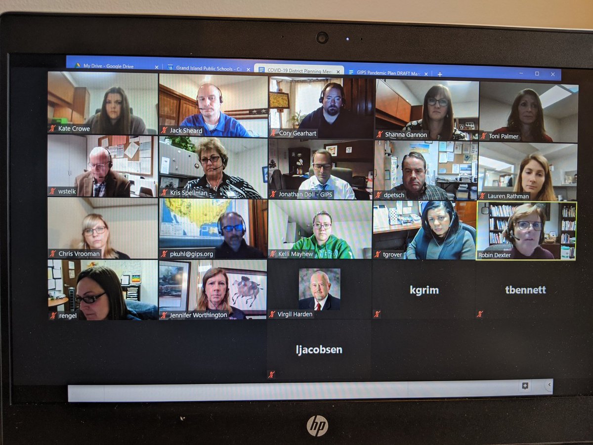 Your GIPS Pandemic Planning Team practicing social distancing. 

Take this seriously, people. Please.