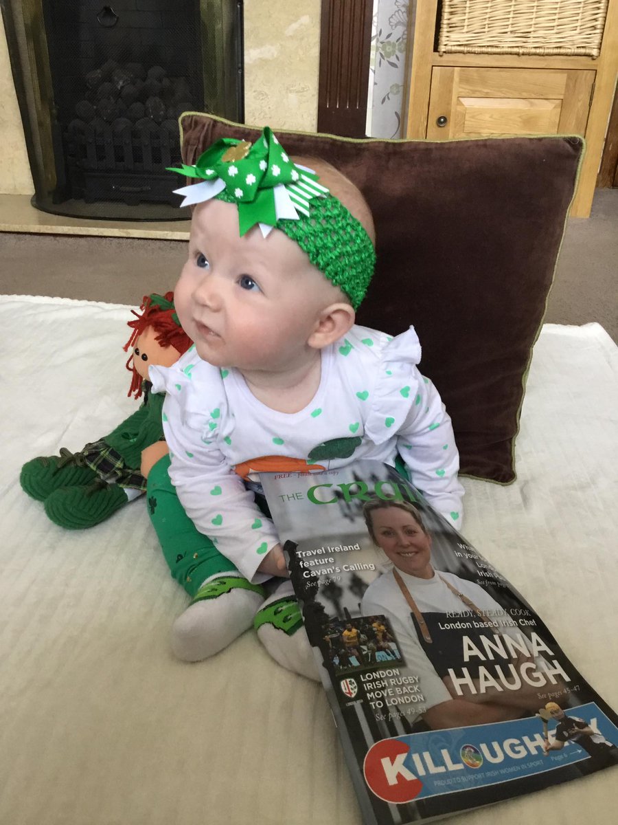 thecraicisback's tweet photo. @myrtlerest @Anahaugh @IIBN very true, everyone is reading about @Anahaugh in the #craicisback our youngest reader 'Mollie' https://t.co/RnMsqnqcz2