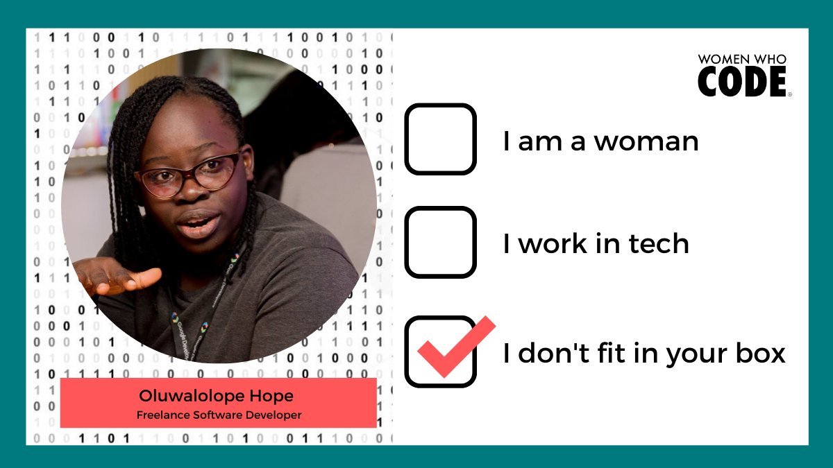 WomenWhoCode's tweet image. &quot;I grew up in Lagos where we are told that being a woman in tech is going to be very challenging and stressful. But I am very passionate about solving challenges and helping other people surmount their challenges.&quot; 🗣@IAMebonyhope 

@wwcodelagos #WomensHistoryMonth #womenintech