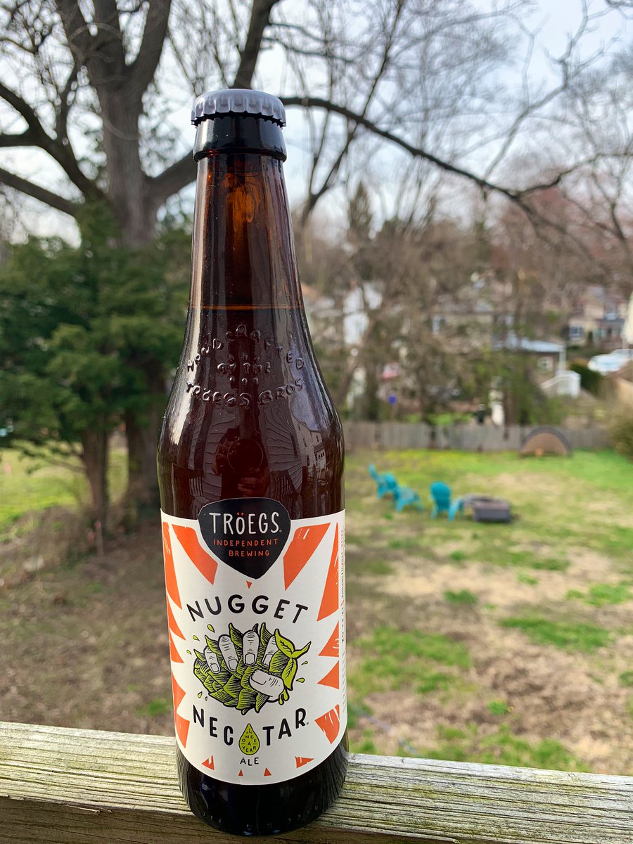 Essau1969's tweet image. Taste the Nectar! #NuggetNectar @TroegsBeer #BeerMe 🍺 #Beer 🍺 Drink it up! #Cheers #DrinkLocal ✌️