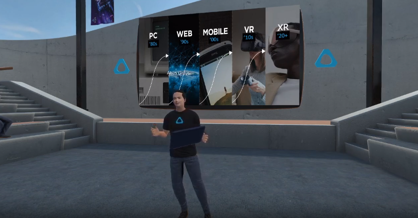 automatelifenow's tweet photo. "This 2020, we're going to the future through XR. This will change the way we interact..." - @AGraylin China President at @htcvive
#V2EC2020 #AutomateLifeNow https://t.co/EqaqP2SL0a