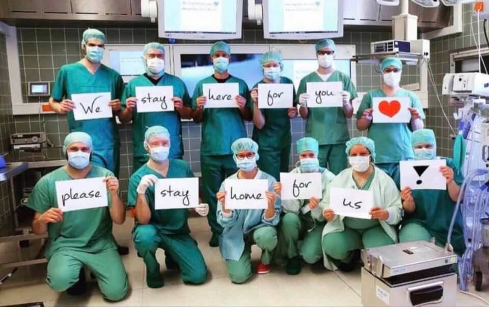 Everyone listen up... now. Stay home now