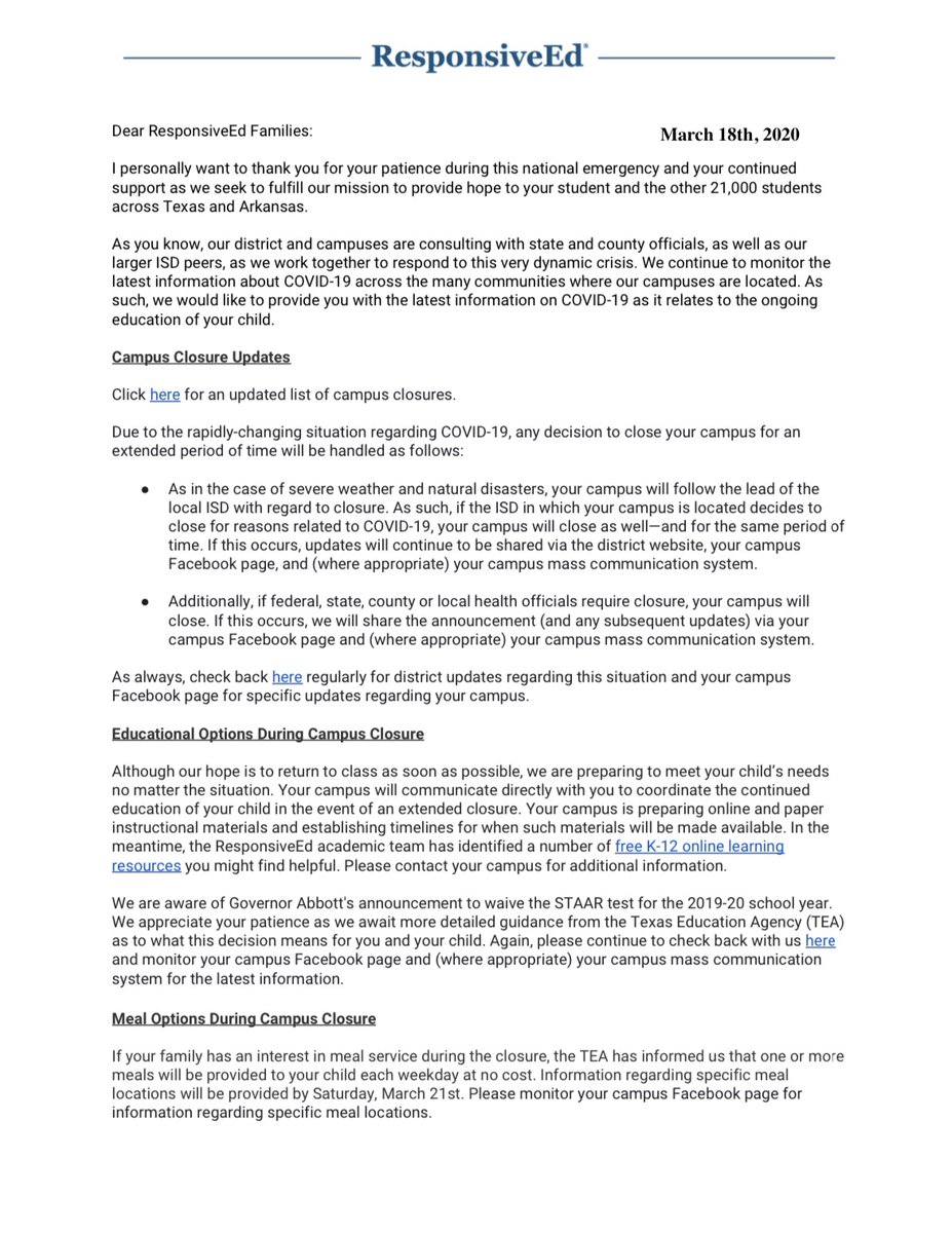 GarlandClassic's tweet photo. Please take the time to read the following letter sent to us by our CEO.

Thank you! https://t.co/RFjO2UTWRP