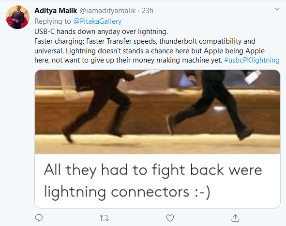 PitakaGallery's tweet photo. 2nd part featured comments from USB-C or Lightning discussion. #usbcPKlightning https://t.co/Jvg7tnOJy8