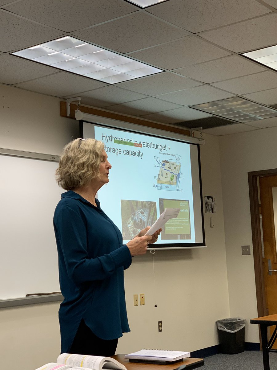 UFIFASWFREC's tweet photo. Dr. Miller in a rare first: teaching to an empty classroom as virtual classes set in. #wfrec #ZoomUniversity https://t.co/UzbiQVhQ0x