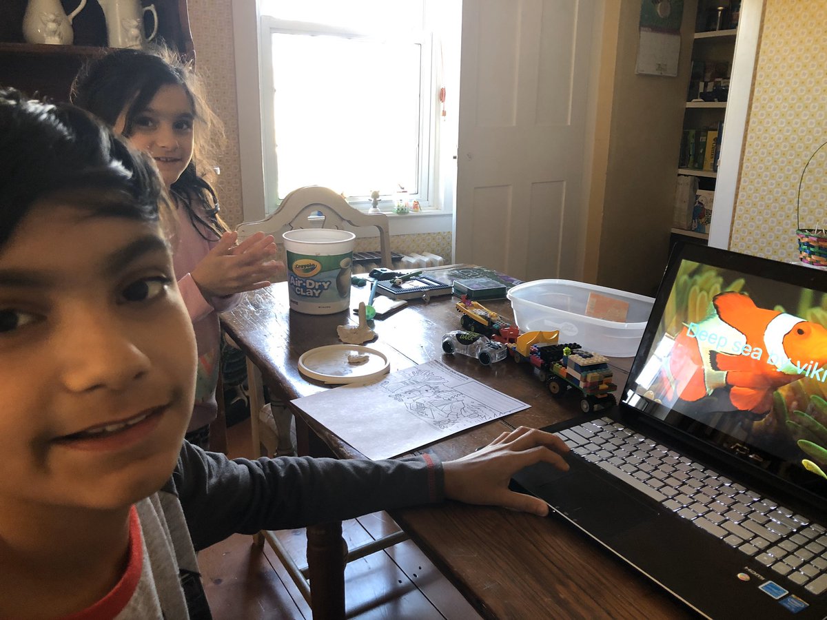 BPPrincipalVT's tweet image. Love getting pictures of students stretching their learning at home!  #TheLearningNeverStops #CantStopThis Keep digging, kids.  Thanks for sharing. Feel free to tag me with your learning activities.  @cms_grizzlies 👍👍🐻🐻 #StayingConnected