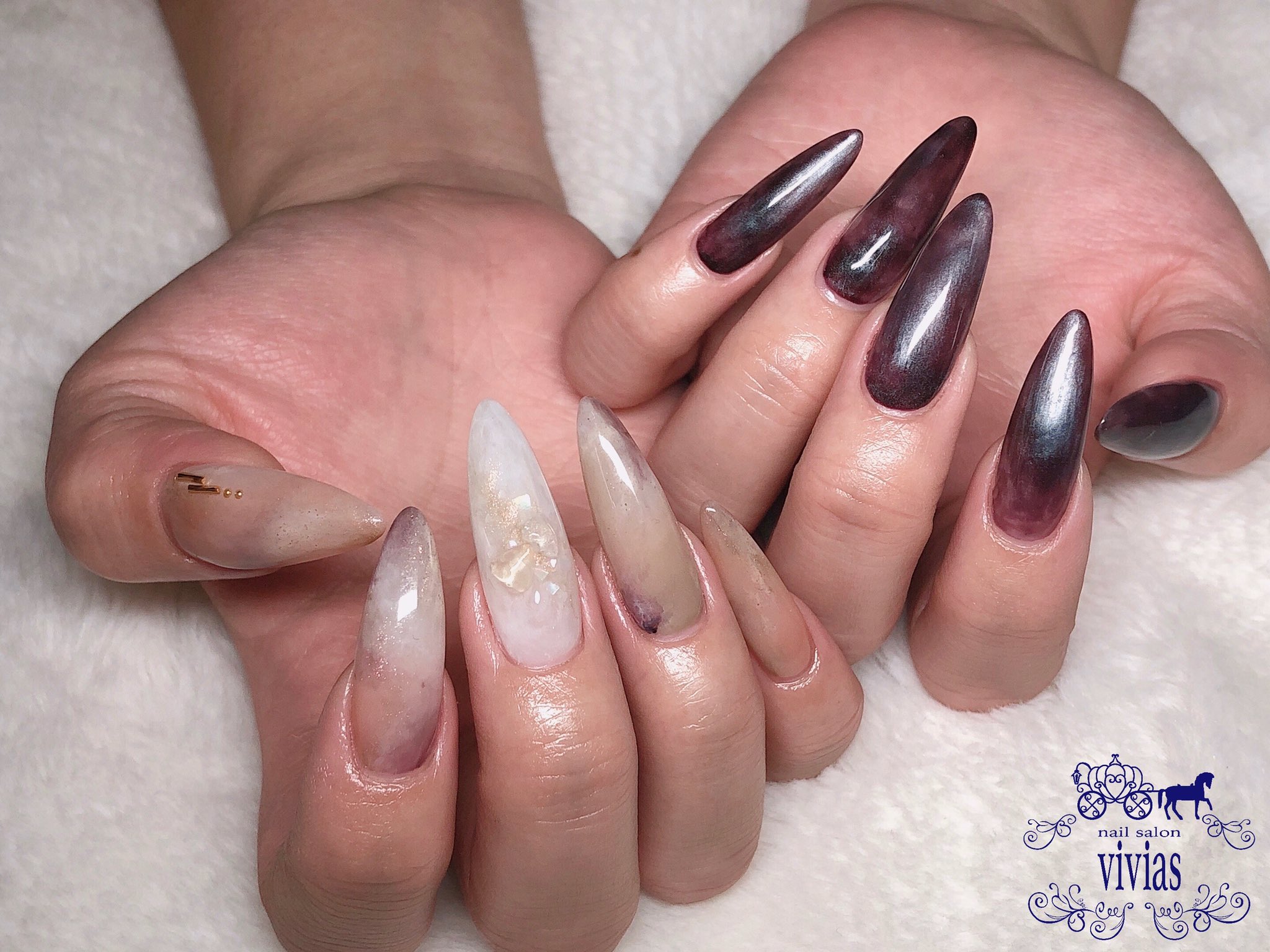ネイルサロンヴィヴィアス スカルプのニュアンスネイル 周りと差がつくデザインです ネイルデザイン ジェルネイル スカルプ スカルプネイル ニュアンスネイル 可愛いと思ったらrt T Co Husggk1gwp Twitter
