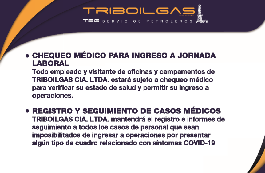 triboilgasec's tweet photo. 🦠Conoce un poco más sobre las Políticas Preventivas de #TRIBOILGAS y #CONEXPET Cía. Esta información se encuentra dentro del Plan de Contingencia #COVID19.
#Alerta #QuédateEnCasa🦠 https://t.co/HqOfUOonLG